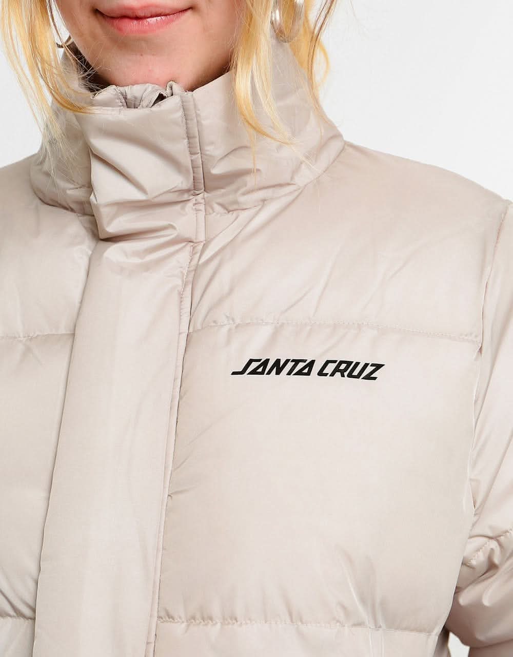 Santa Cruz Womens Mallow Puffer Jacket - Silver - Image 2