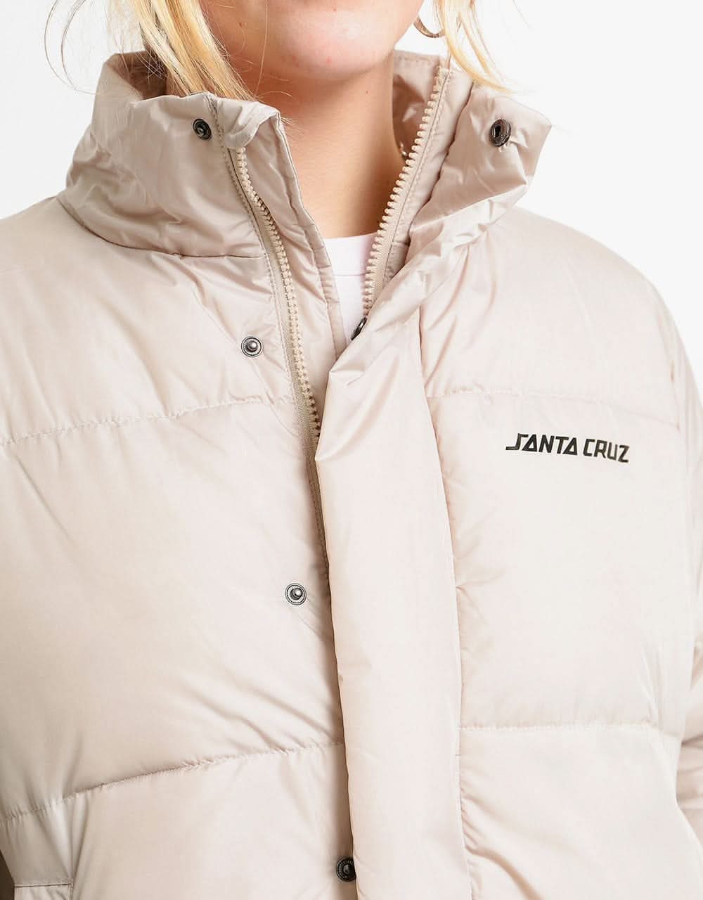 Santa Cruz Womens Mallow Puffer Jacket - Silver - Image 6