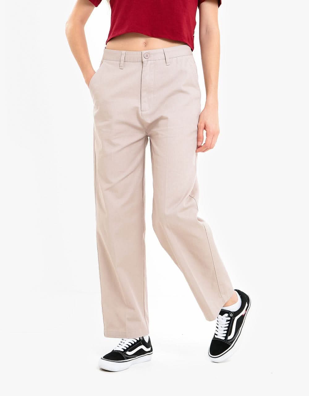 Santa Cruz Womens Nolan Chino Pant - Beige - Image 5