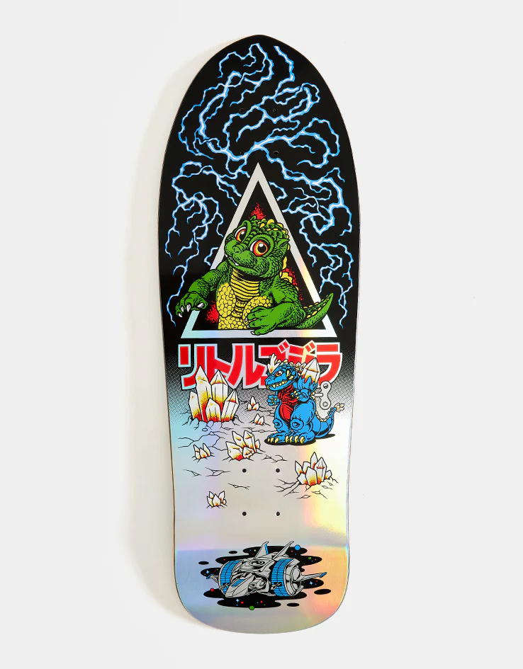 Santa Cruz x Godzilla Jr. Natas Skateboard Deck - 9.89"