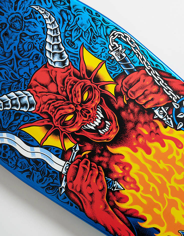 Santa Cruz x Stranger Things Knox Hellfire Pit Skateboard Deck - 10.07" - Image 5