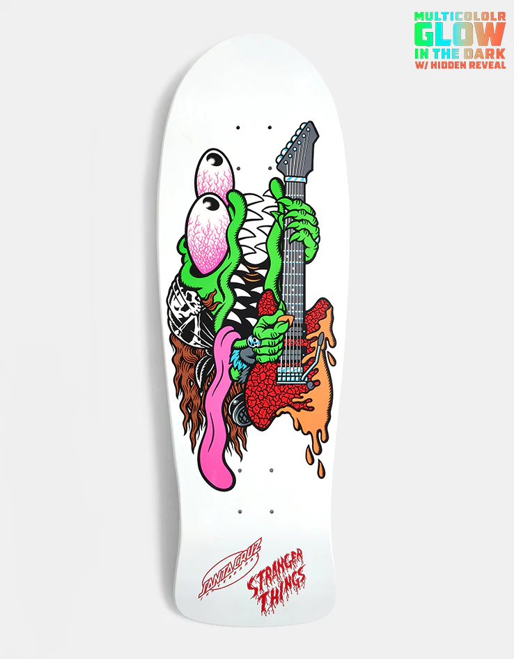 Santa Cruz x Stranger Things Meek Slasher Eddie Reveal Skateboard Deck - 10.1"