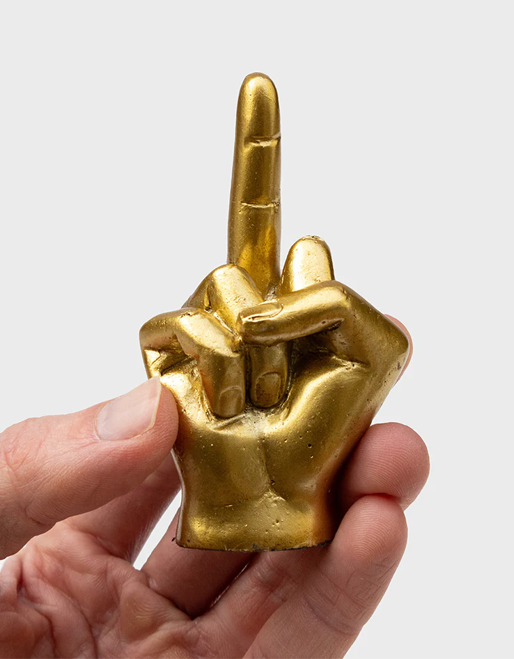 Screw You Good Luck Charm - Gold - Image 4