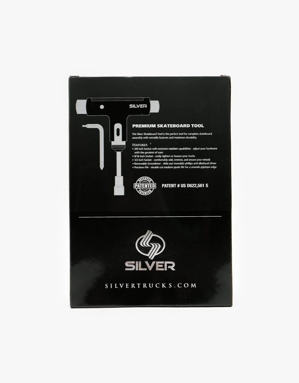 Silver Ratchet Skateboard Tool - Black - Image 5