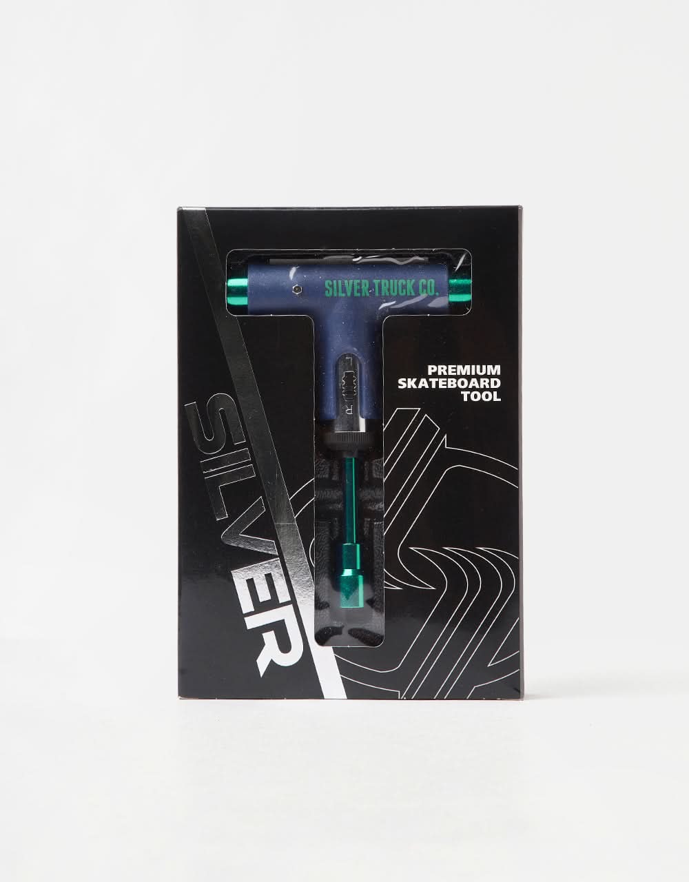 Silver Ratchet Skateboard Tool - Blue/Green - Image 5