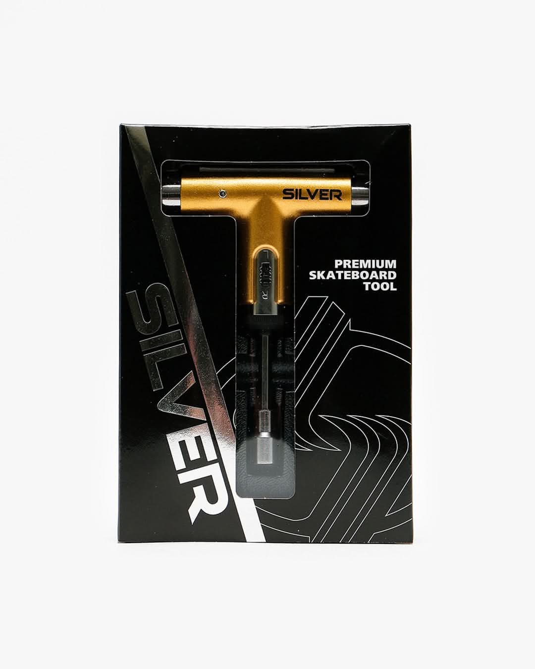Silver Ratchet Skateboard Tool - Metallic Gold - Image 2