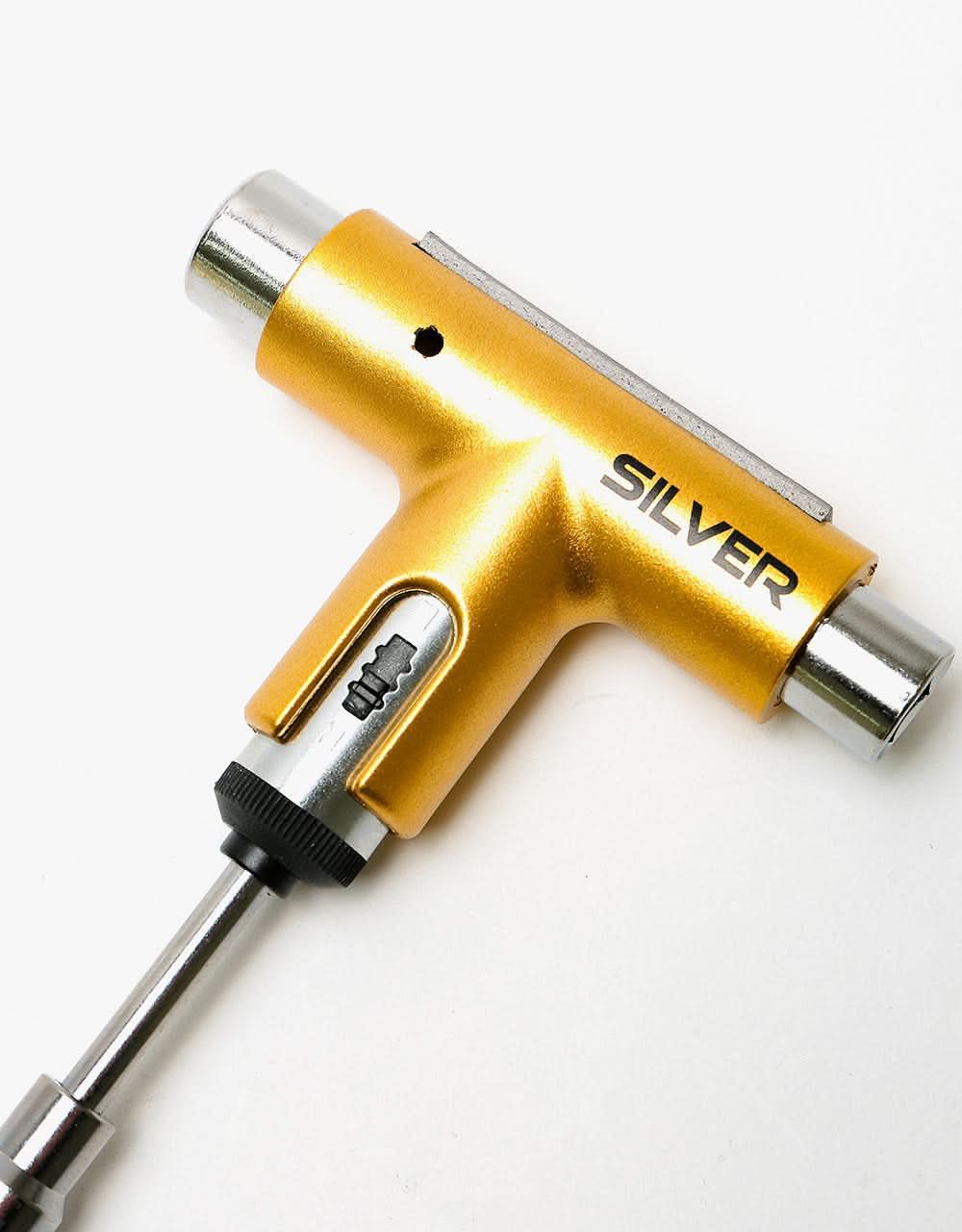 Silver Ratchet Skateboard Tool - Metallic Gold - Image 5