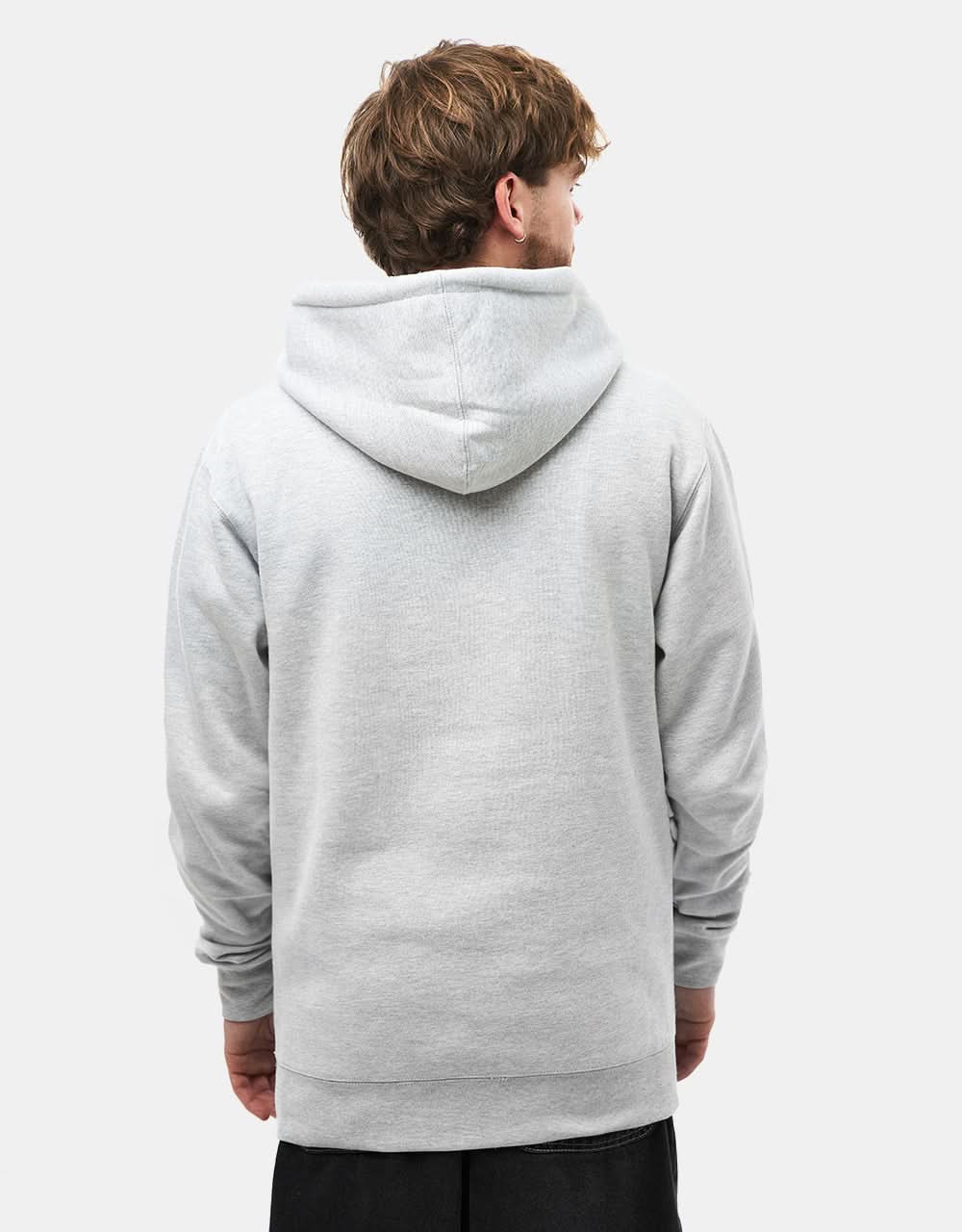 Skateboard Cafe Bouquet Pullover Hoodie - Heather Grey - Image 2