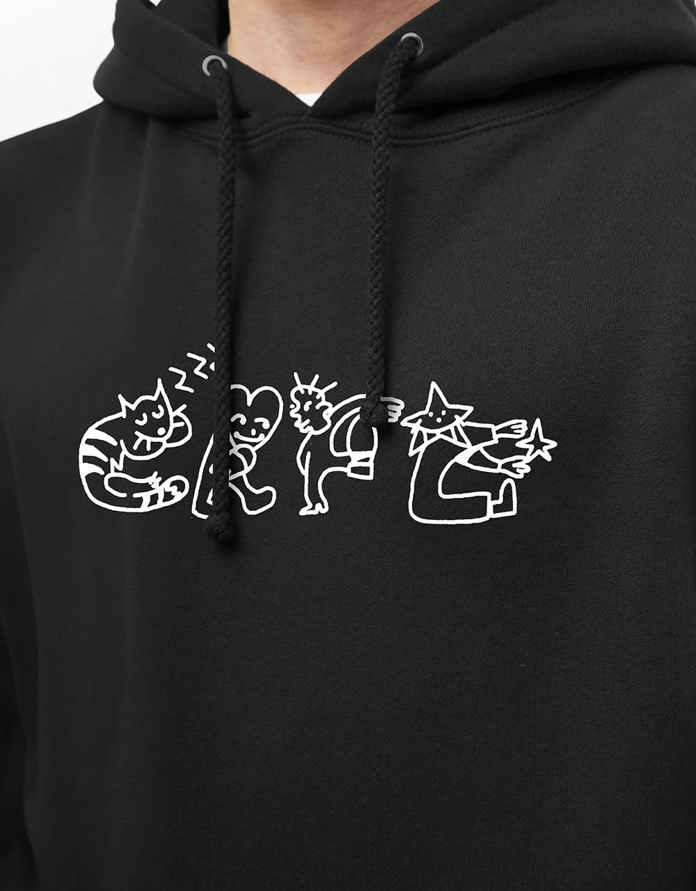 Skateboard Cafe Buddy Pullover Hoodie - Black - Image 3