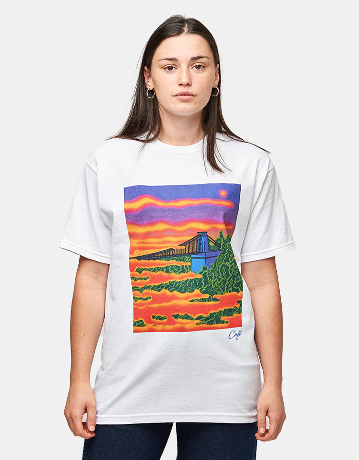 Skateboard Cafe Clifton T-Shirt - White - Image 4