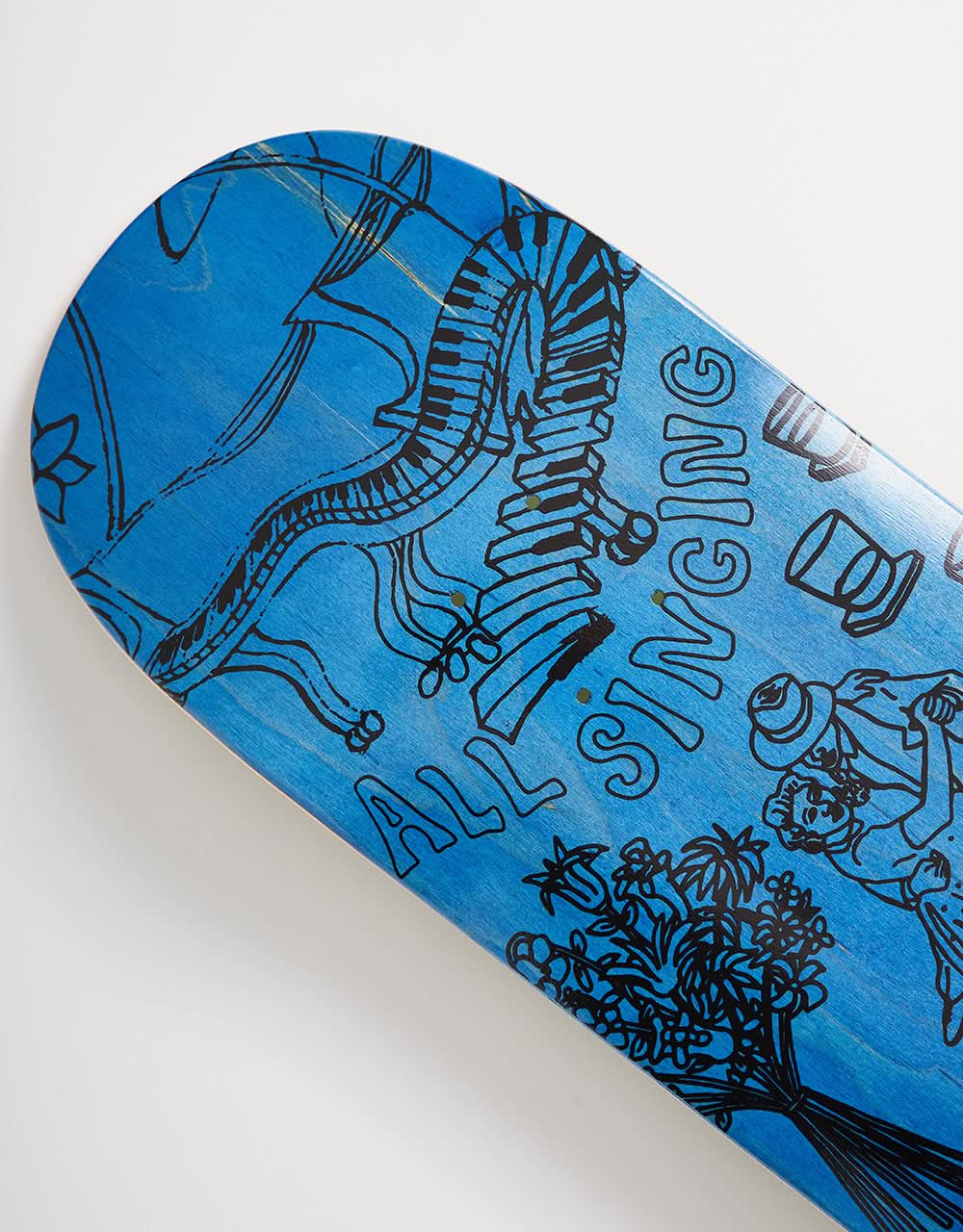 Skateboard Cafe "Gaurab Sketches" C2 Skateboard Deck - Blue - Image 3