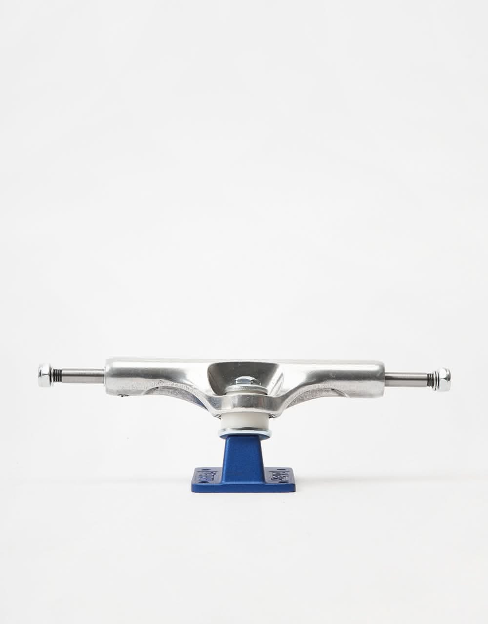 Slappy ST1 Lights Skateboard Trucks - Silver/Blue (Pair) - Image 2