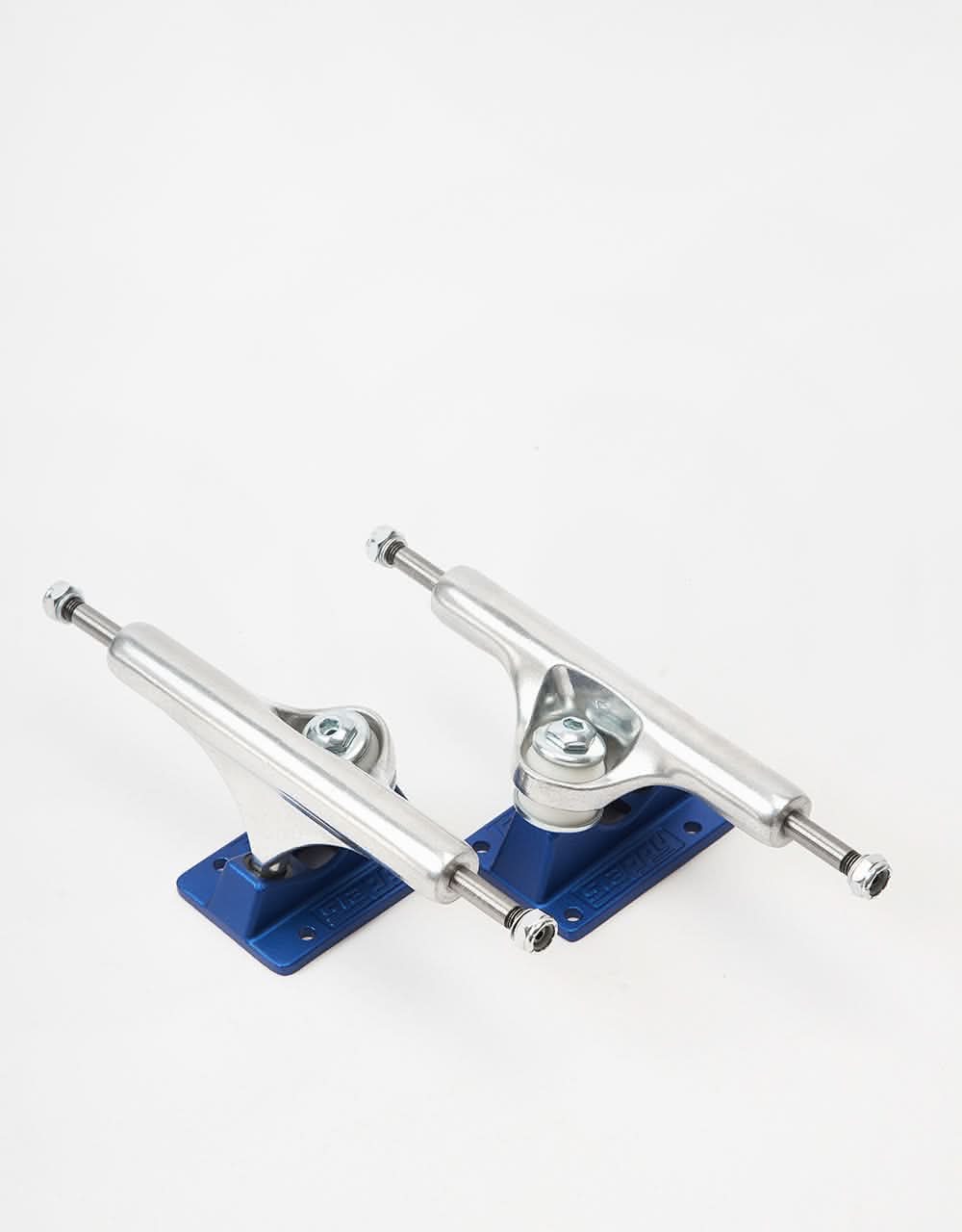 Slappy ST1 Lights Skateboard Trucks - Silver/Blue (Pair) - Image 3