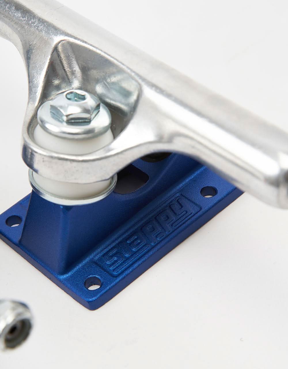 Slappy ST1 Lights Skateboard Trucks - Silver/Blue (Pair) - Image 4