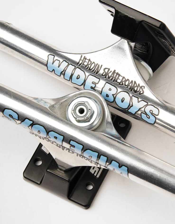 Slappy x Heroin ST1 Hollow Wide Boy Skateboard Trucks (Pair) - Image 4