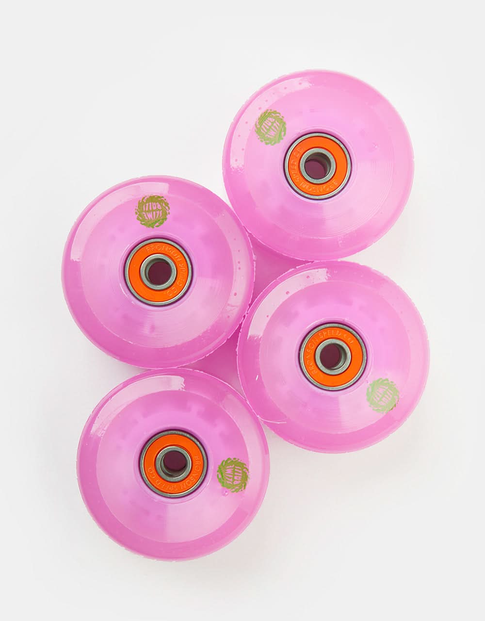 Slime Balls Angler Light Ups OG Slime 78a Skateboard Wheels - 60mm - Image 4