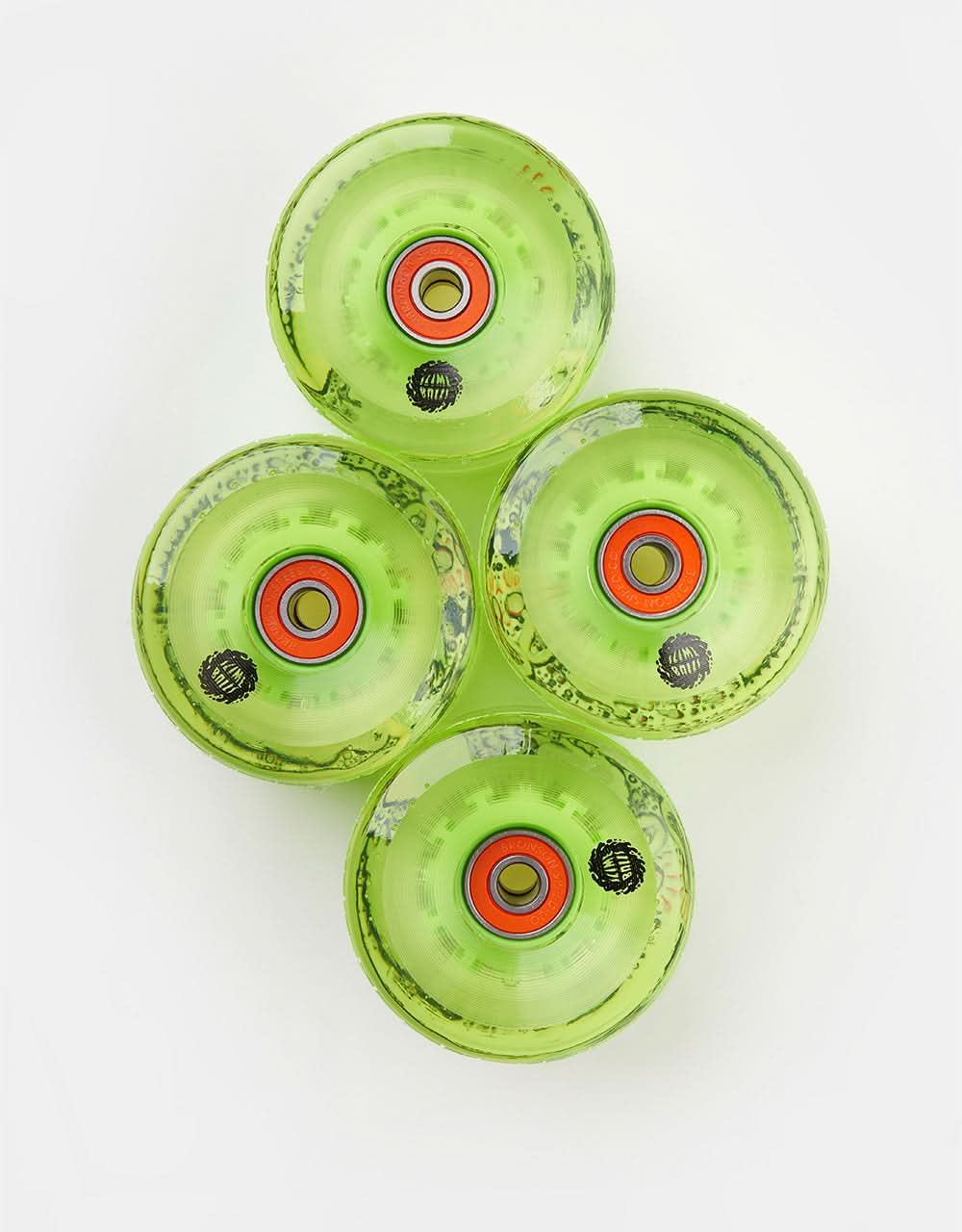 Slime Balls Angler Light Ups OG Slime 78a Skateboard Wheels - 66mm - Image 5