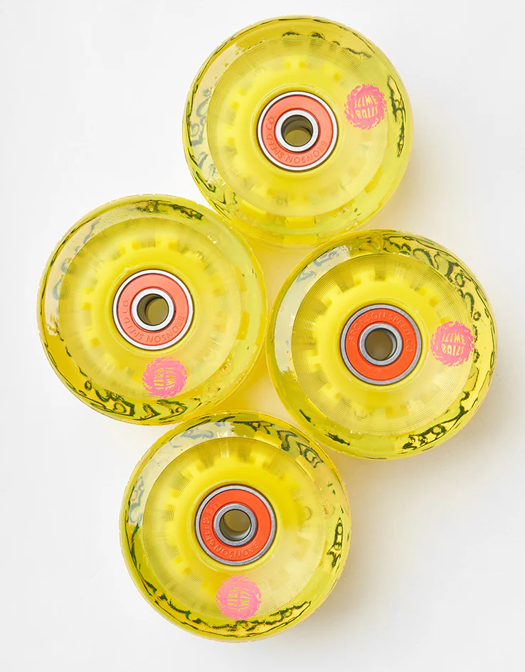 Slime Balls Gator Swamp Spew OG Slime Light Ups 78a Skateboard Wheels - Image 3