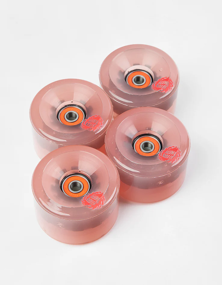 Slime Balls Pink Eyes Light Ups OG 78a Skateboard Wheels - 66mm - Image 3
