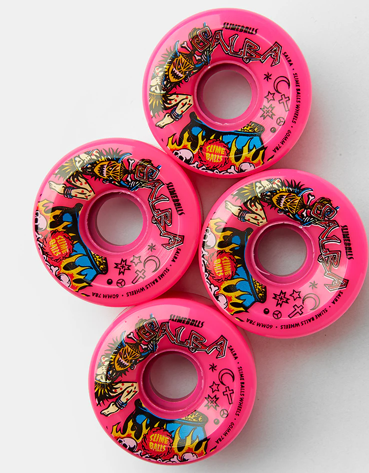 Slime Balls Salba Witch Doctor Reissue OG Slime 78a Skateboard Wheels - 60mm - Image 2