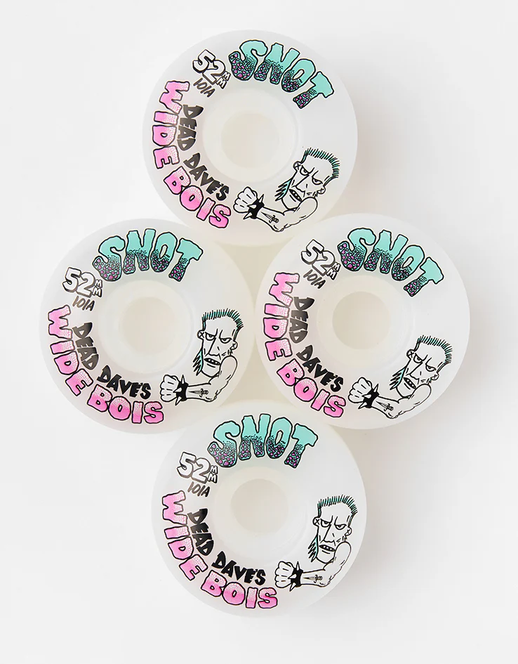 Snot Dead Dave Wide Boys 101a Skateboard Wheels - 52mm - Image 2