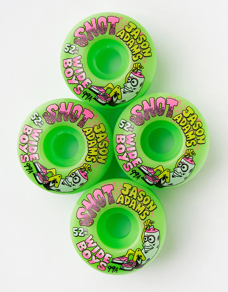 Snot Jason Adams Wide Boys 99a Skateboard Wheels - 52mm - Image 2
