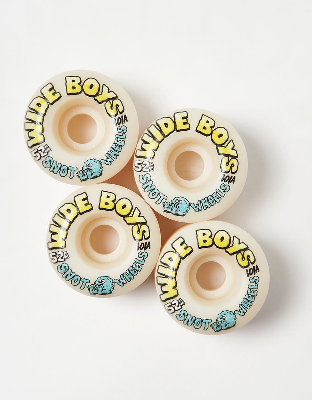 Snot Wide Boys GITD 101a Skateboard Wheels - 52mm - Image 2