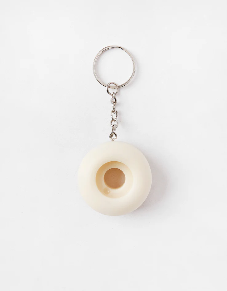 Spitfire Bighead 42mm Skateboard Wheel Keychain - Natural - Image 3