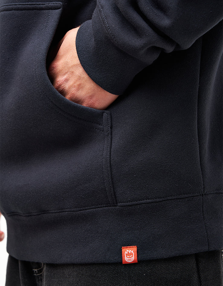 Spitfire Chrome Venom Pullover Hoodie - Navy/Multi - Image 3
