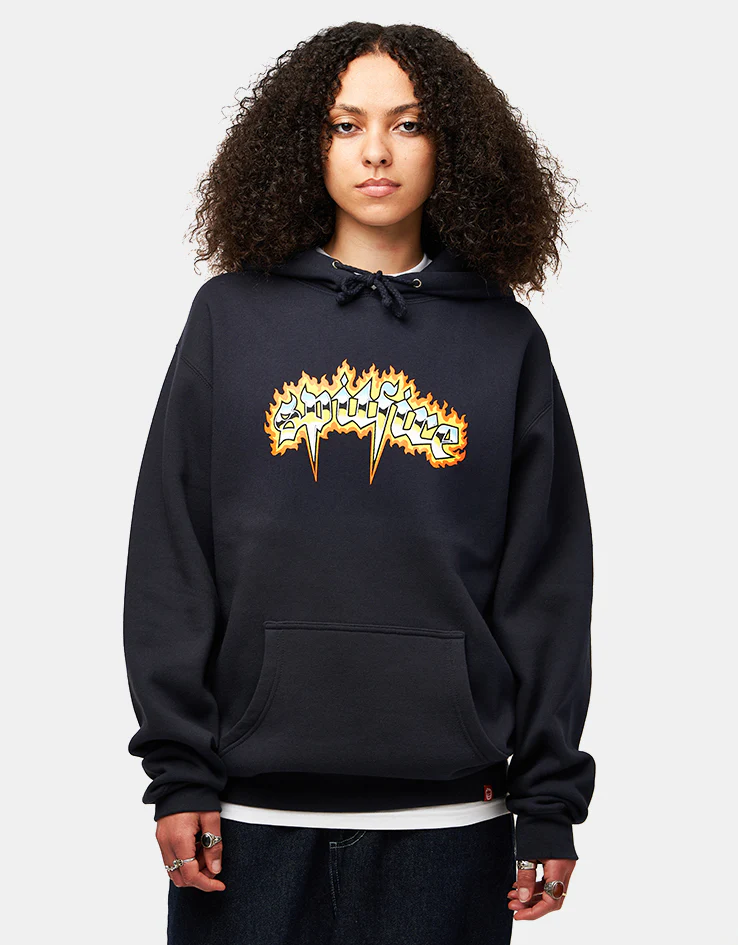 Spitfire Chrome Venom Pullover Hoodie - Navy/Multi - Image 5