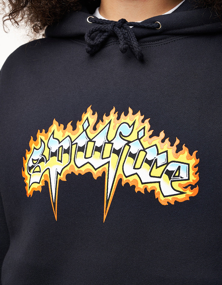 Spitfire Chrome Venom Pullover Hoodie - Navy/Multi - Image 8