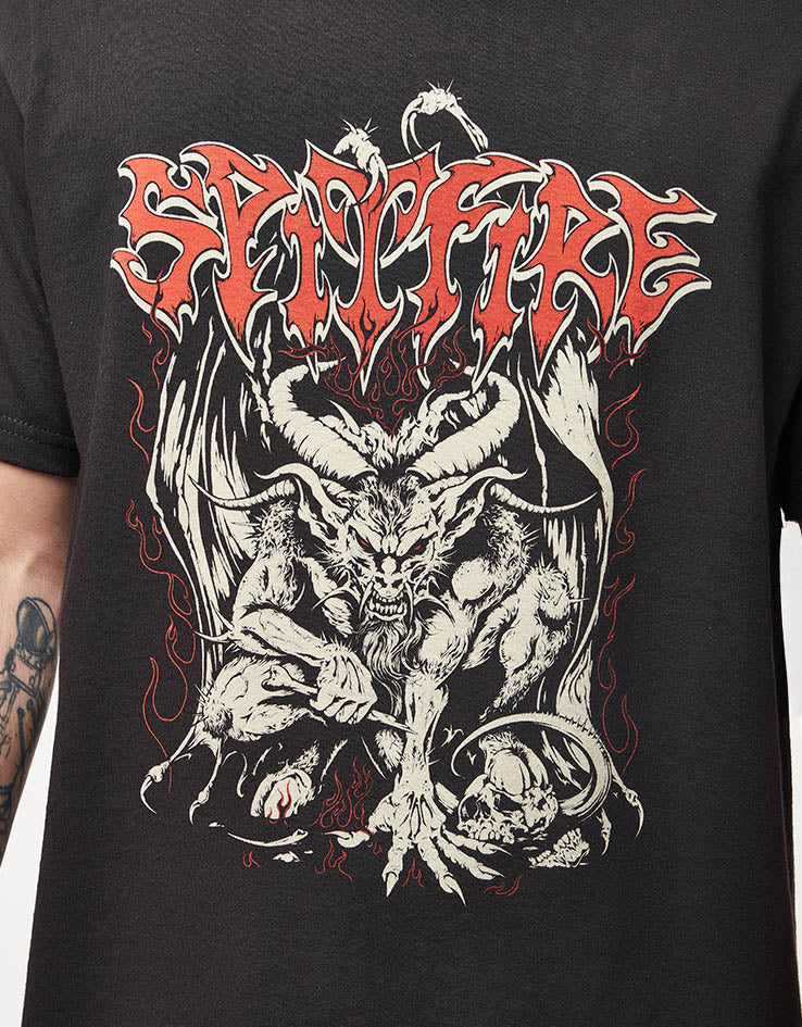 Spitfire Demon T-Shirt - Black/Multi - Image 3