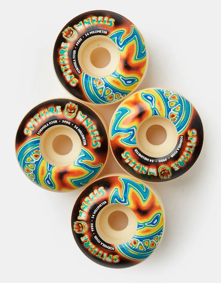 Spitfire Radioactive Bighead Formula Four 99d Skateboard Wheels - 54mm - Image 2