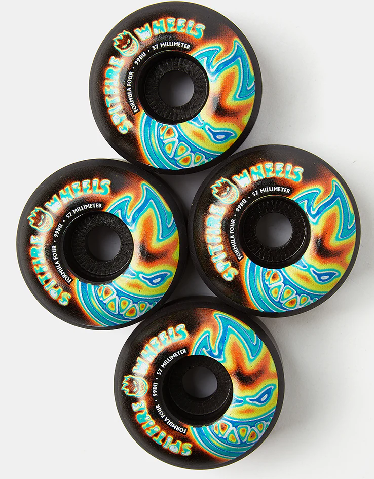 Spitfire Radioactive Bighead Formula Four 99d Skateboard Wheels - 57mm - Image 2