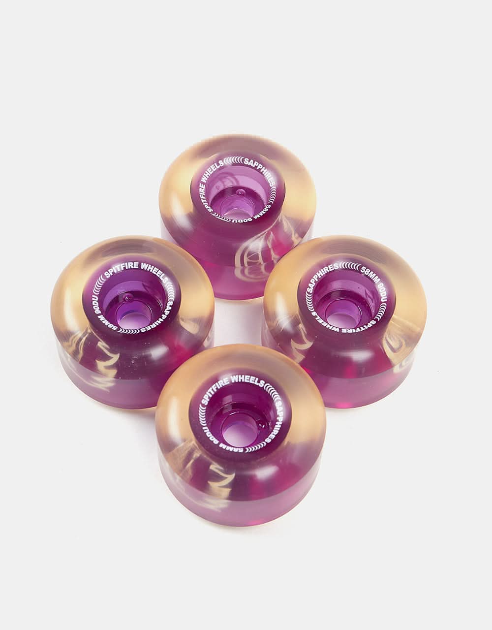 Spitfire Sapphires 90d Skateboard Wheels - 58mm - Image 4
