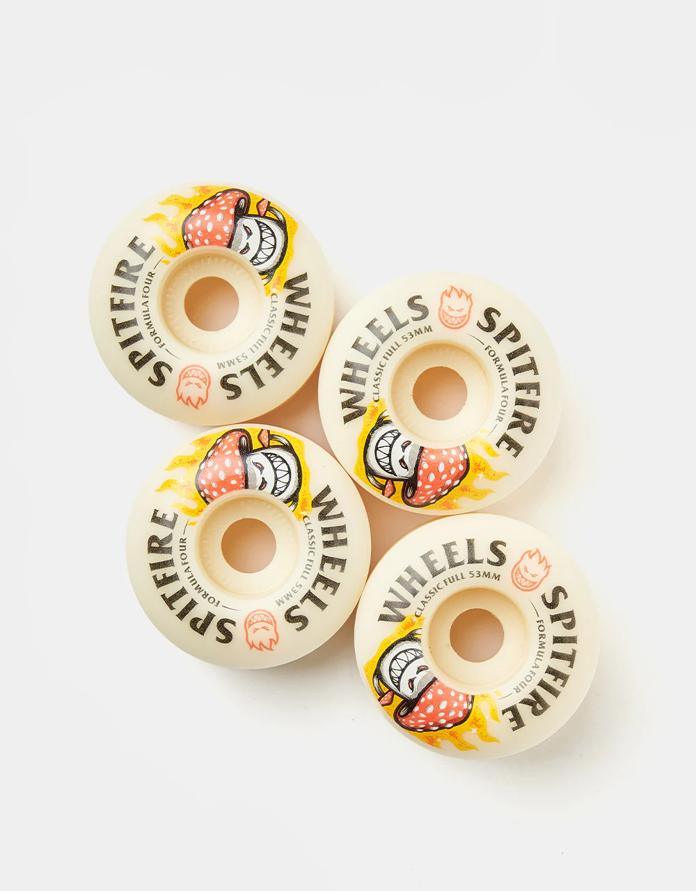 Spitfire Shroom Bighead Formula Four Classic Full 99d Skateboard Wheels - 53mm - Image 2