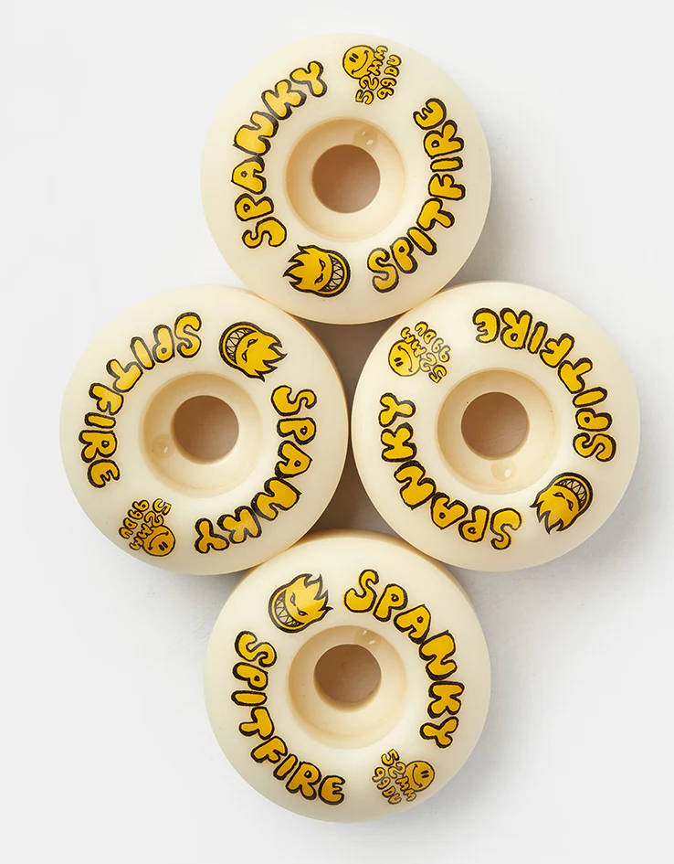 Spitfire Spanky Happy Formula Four Classic 99d Skateboard Wheels - 52mm - Image 3