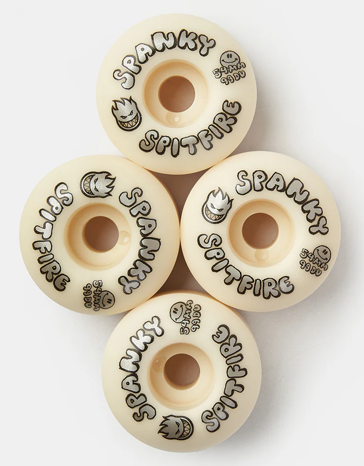 Spitfire Spanky Happy Formula Four Classic 99d Skateboard Wheels - 54mm - Image 3