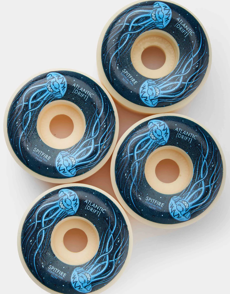 Spitfire x Atlantic Drift Formula Four Conical Full 99d Skateboard Wheels - Image 2