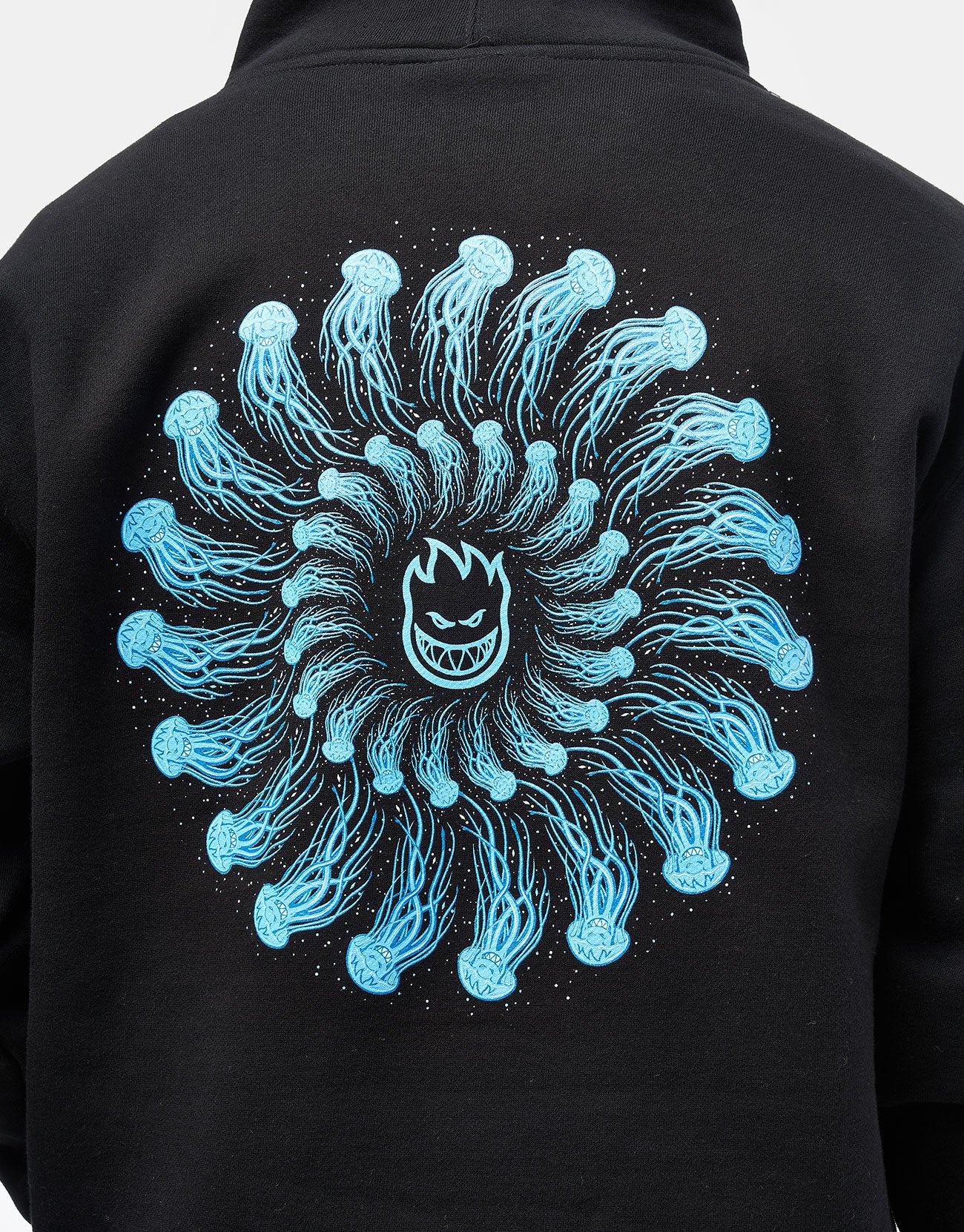 Spitfire x Atlantic Drift Jelly Classic Pullover Hoodie - Black - Image 5