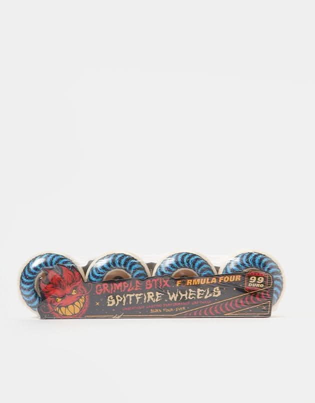 Spitfire x Grimple Stix Furry Formula Four Classics 99a Skateboard Wheels - 56mm - Image 4