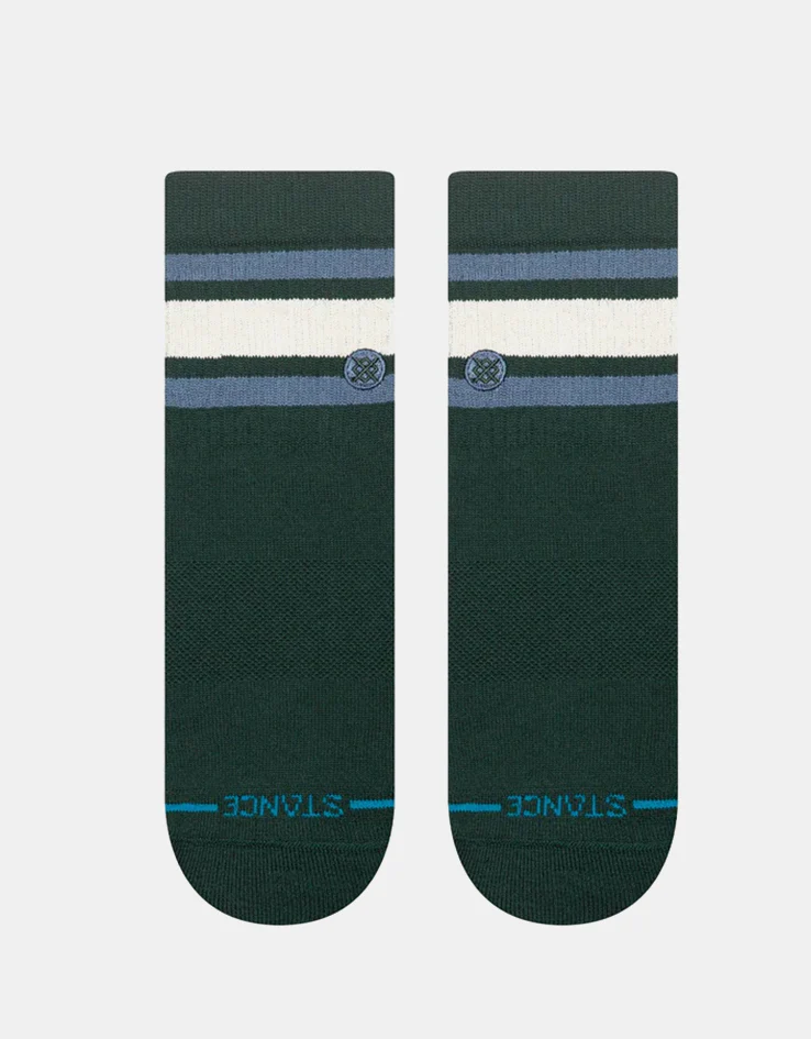 Stance Boyd Quarter Crew Socks - Pine - Image 2