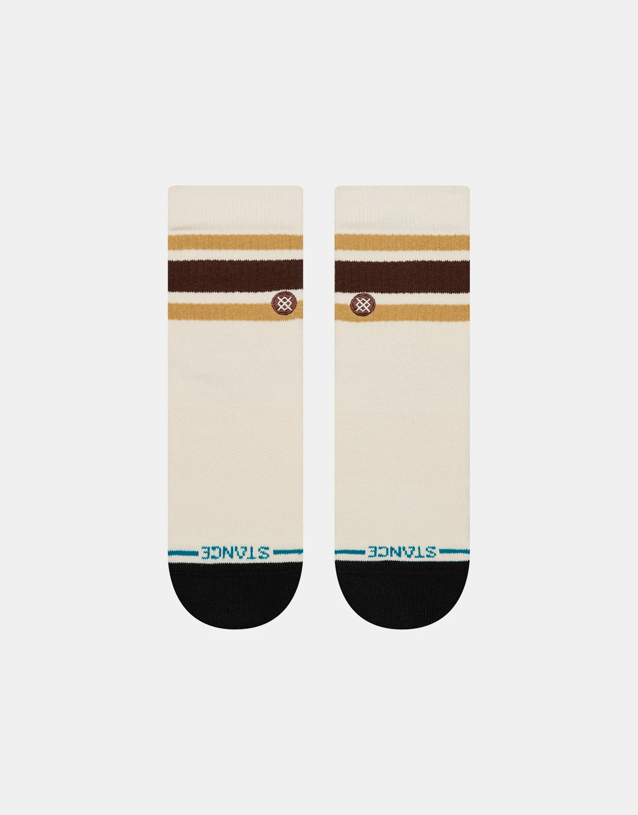 Stance Boyd Quarter Socks - Dark Brown - Image 2