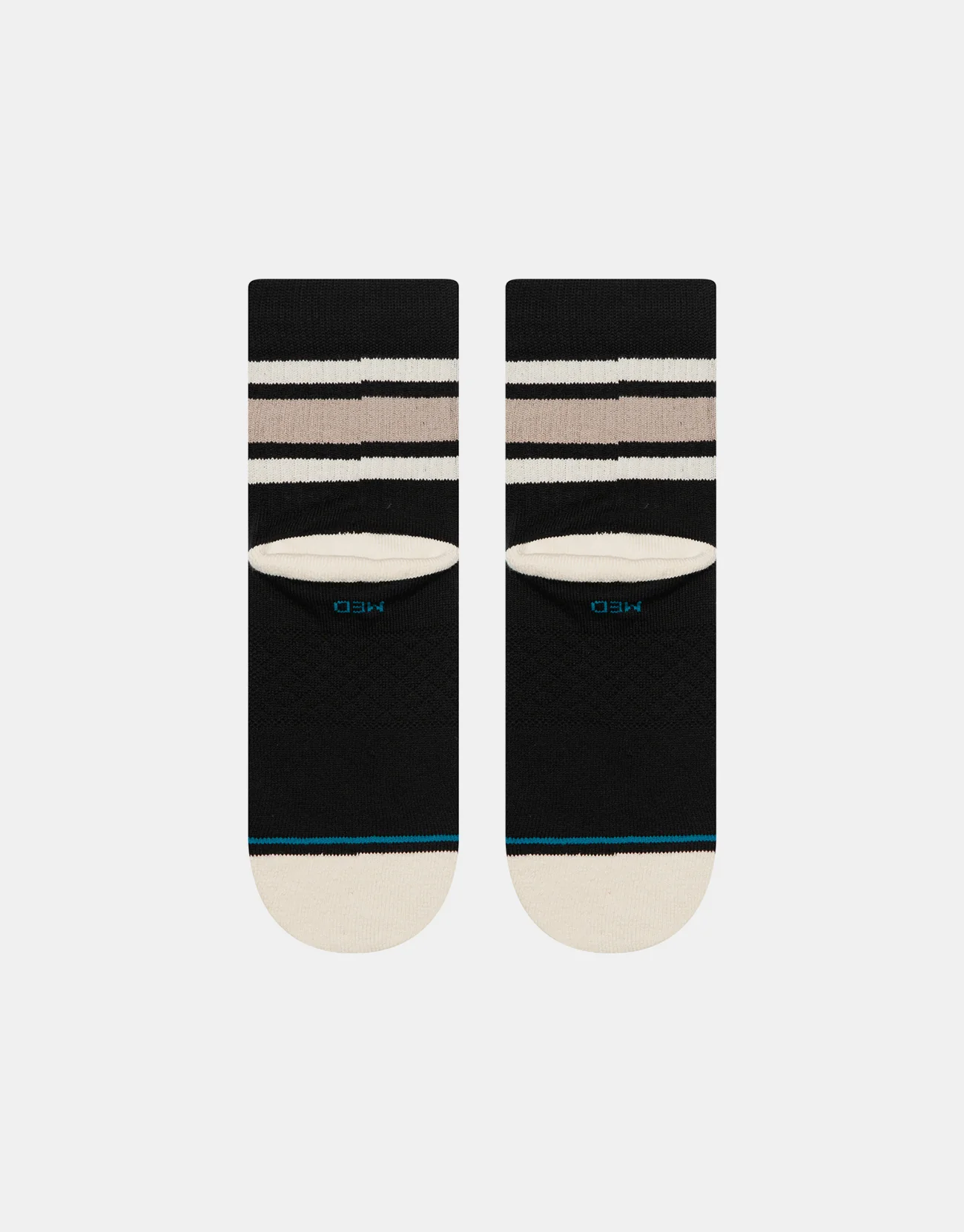 Stance Boyd Quarter Socks - String Grey - Image 3