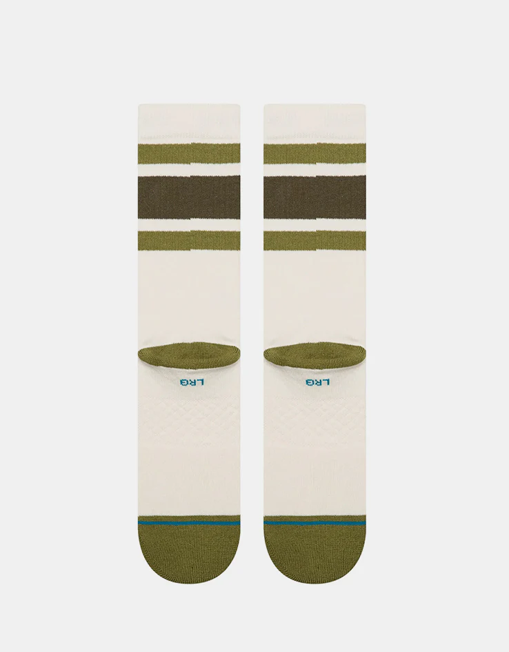 Stance Boyd St Crew Socks - Military Green - Image 3