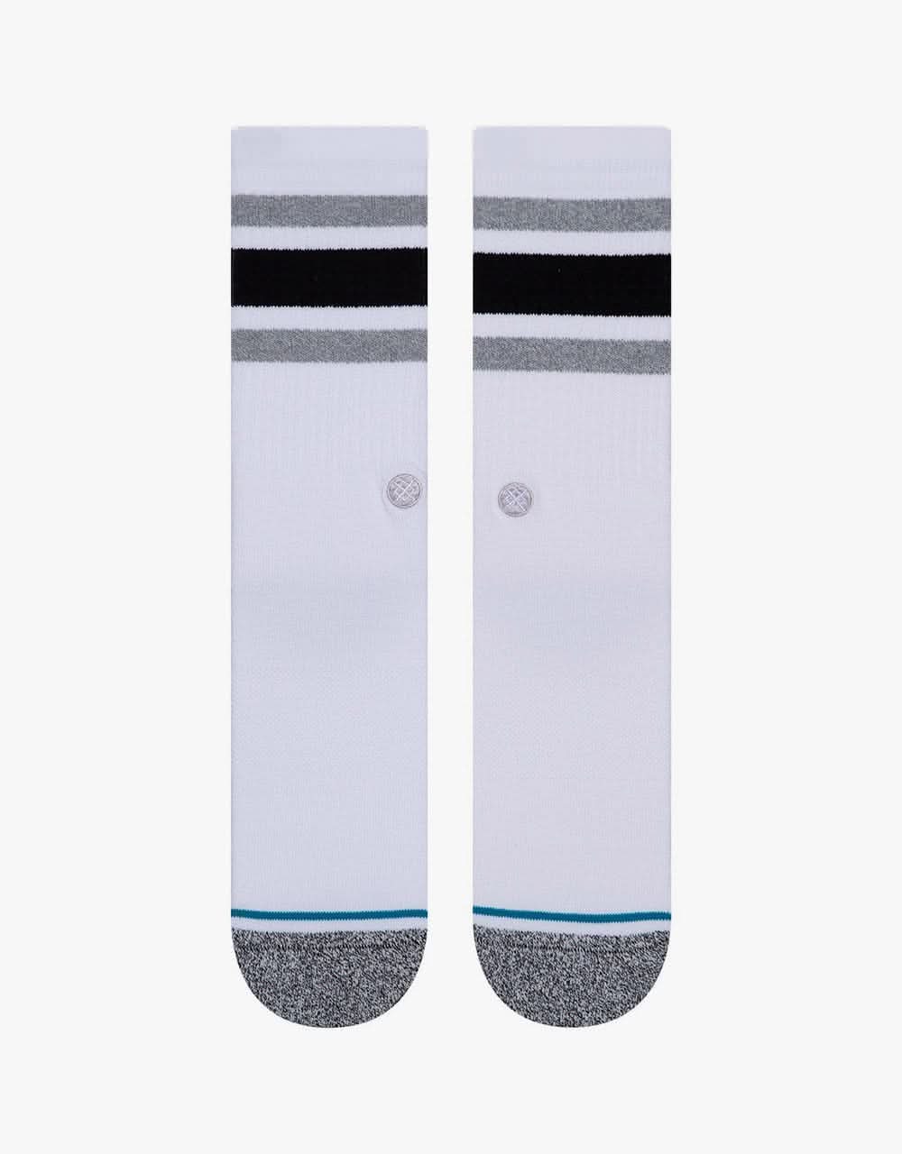 Stance Boyd ST Crew Socks - White/Black - Image 2