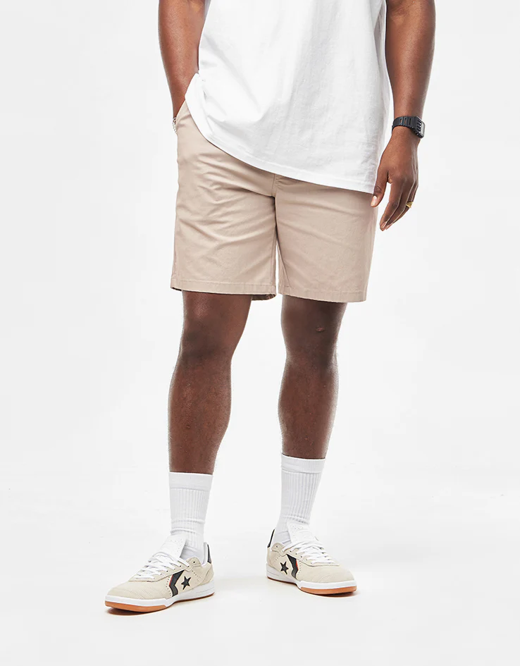 Stance Compound Chino Shorts - Stone Grey