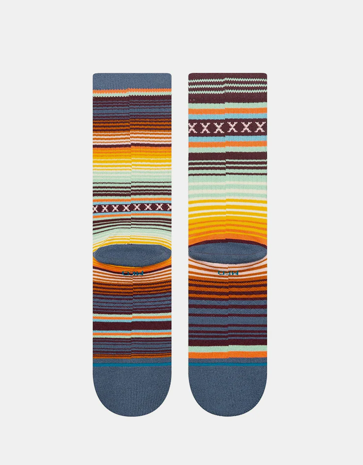 Stance Curren St Crew Socks - Sea Blue - Image 3