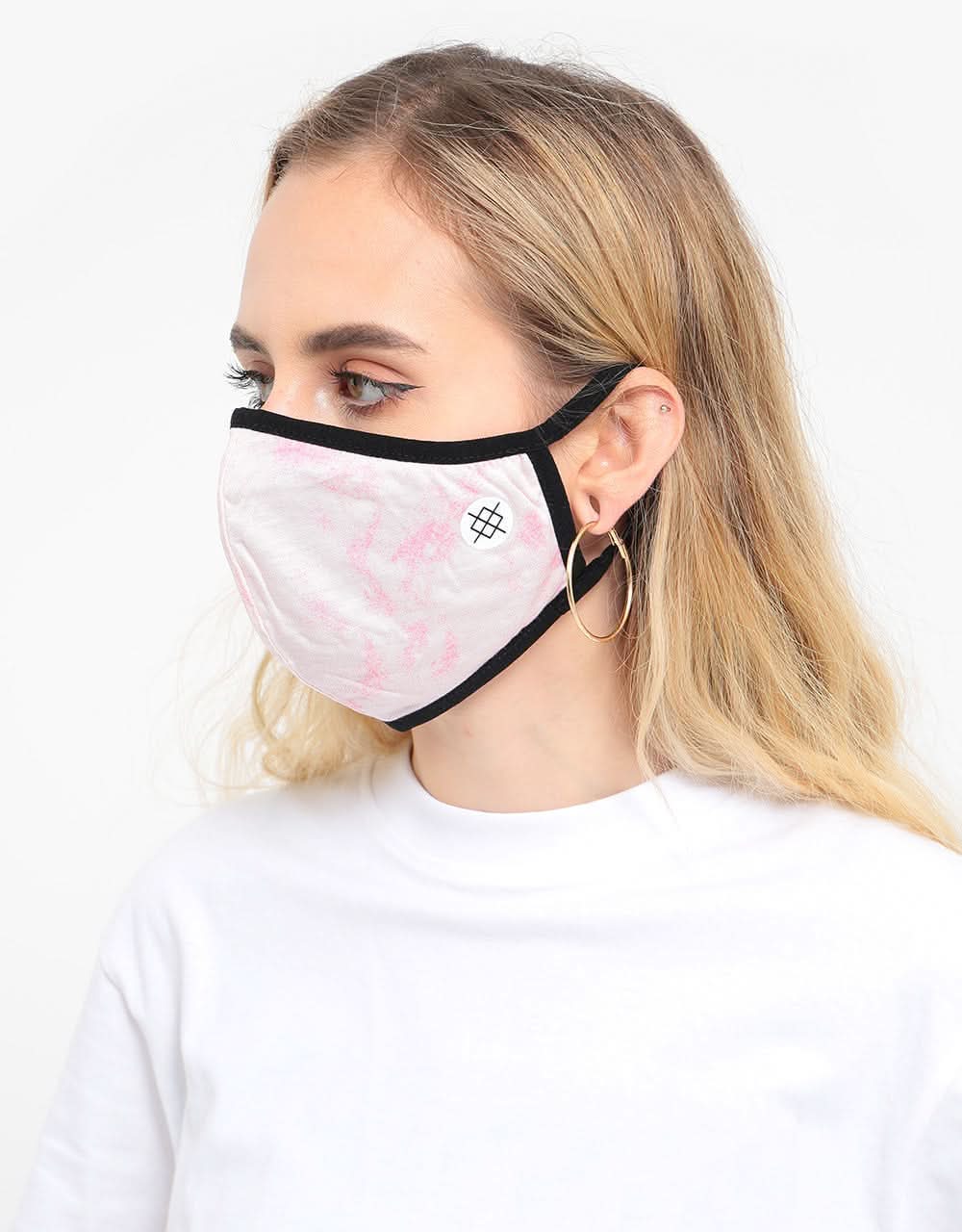 Stance Dye To It Face Mask - Pink - Image 2