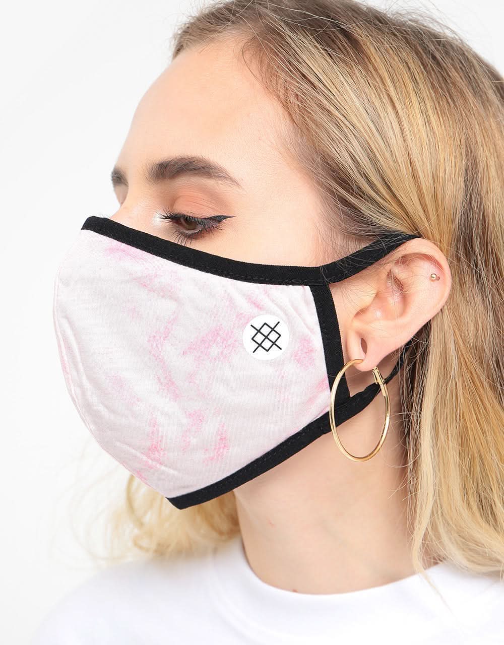 Stance Dye To It Face Mask - Pink - Image 3